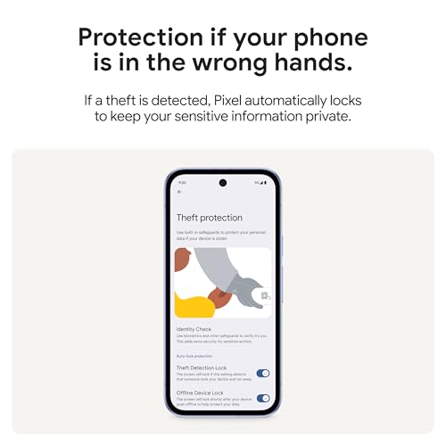 Google Pixel 9a with Gemini Unlocked Android Smartphone with Incredible Camera and AI Photo Editing All Day Battery and Powerful Security Obsidian 128 GB