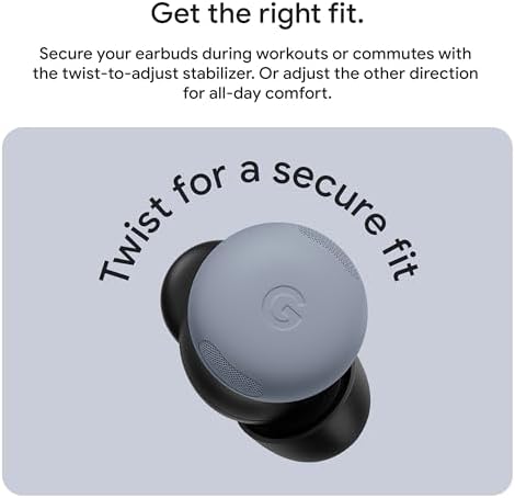 Google Pixel Buds Pro 2   Wireless Bluetooth Earbuds with Pro Level Active Noise Cancellation   Built for Gemini AI Assistant   Moonstone  2025 Model 