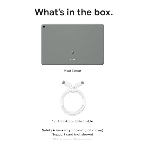 Google Pixel Tablet   Android Tablet with 11 Inch Screen and Extra Long Battery Life   Hazel   8 GB RAM   256 GB