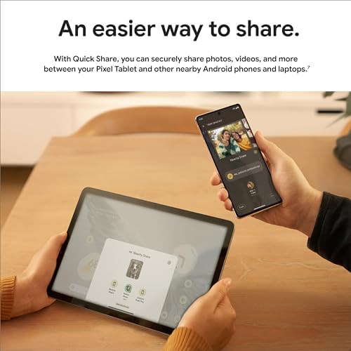 Google Pixel Tablet   Android Tablet with 11 Inch Screen and Extra Long Battery Life   Hazel   8 GB RAM   256 GB