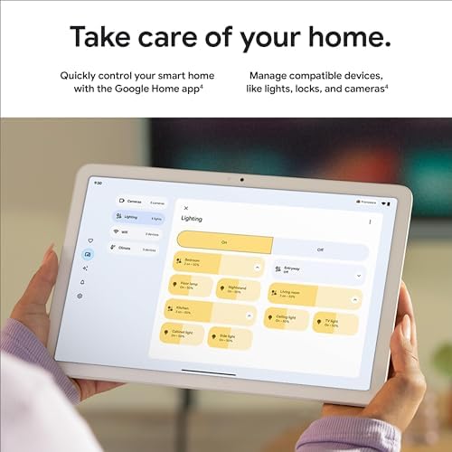 Google Pixel Tablet   Android Tablet with 11 Inch Screen and Extra Long Battery Life   Hazel   8 GB RAM   256 GB