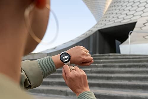 Google Pixel Watch 1st Gen  Previous Model    Android Smartwatch with Fitbit Activity Tracking   Heart Rate Tracking Watch   Matte Black Stainless Steel case with Obsidian Active band   WiFi