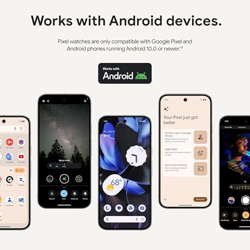 Google Pixel Watch 2  Previous Model  with the Best of Fitbit   Heart Rate Tracking  Stress Management  Safety Features   Android Smartwatch   Matte Black Aluminum Case   Obsidian Active Band   WI FI