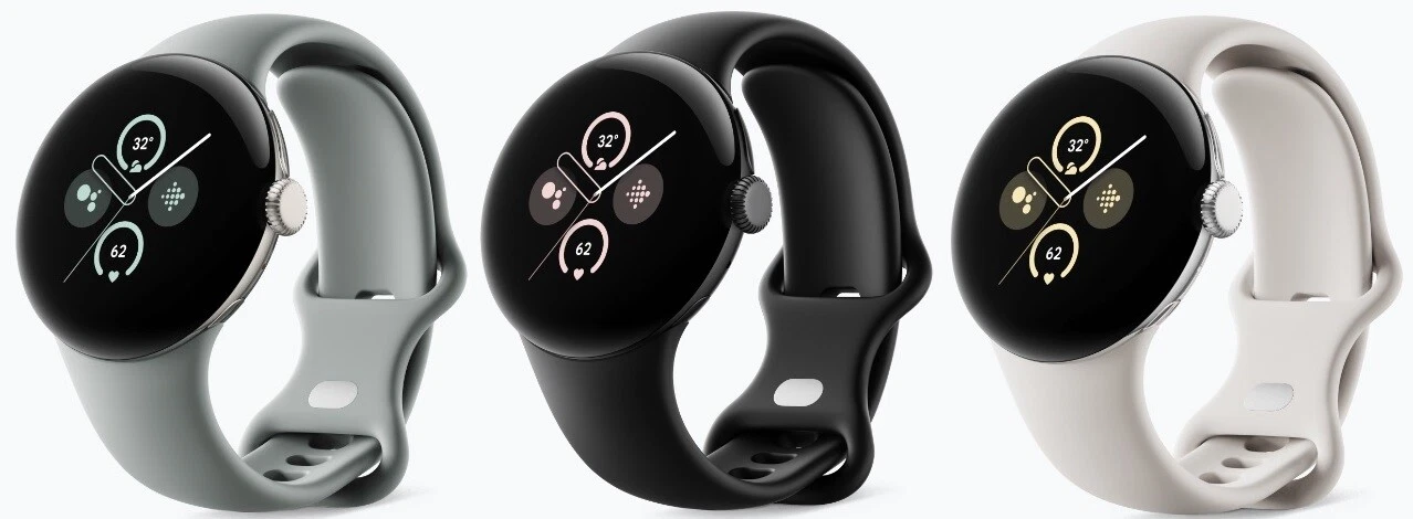 Google Pixel Watch 2 41mm GPS   WiFi   Bluetooth Gold Black Silver Excellent