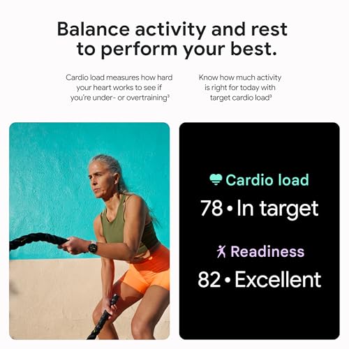 Google Pixel Watch 3  45mm  Latest Model   Android Smartwatch  Heart Rate Tracking  Fitbit Advanced Running  Fitness Insights  24 Hour Battery   Matte Black Aluminum Case   Obsidian Band   Wi Fi