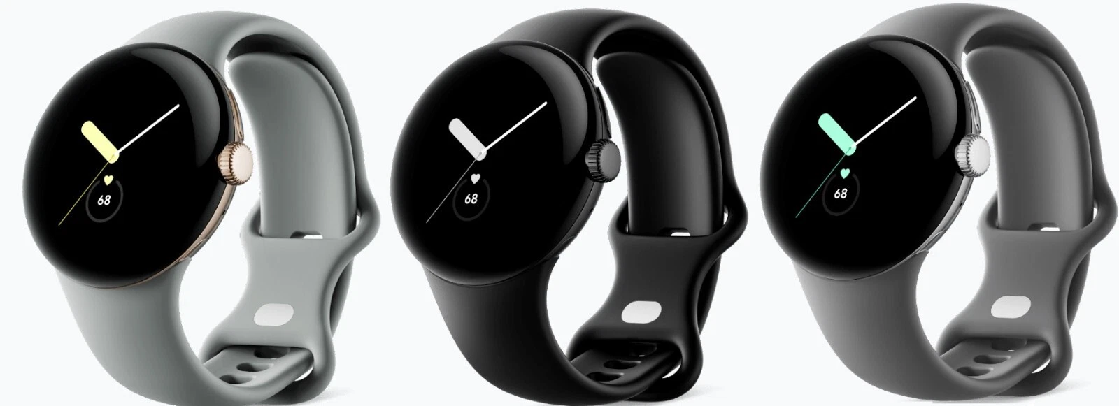 Google Pixel Watch 41mm GPS   WiFi   Bluetooth Gold Black Silver Watch   Good