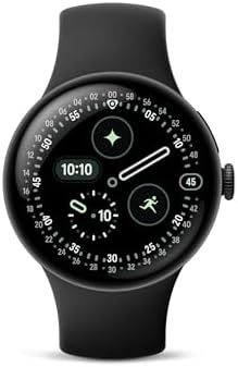 Google Pixel Watch 4  45mm    Android   2 Years of Data  Heart Rate Sleep & Fitness Tracking   40hr Battery   Matte Black Aluminum Case   Obsidian Active Band   LTE  2025   Google Pixel Watch app