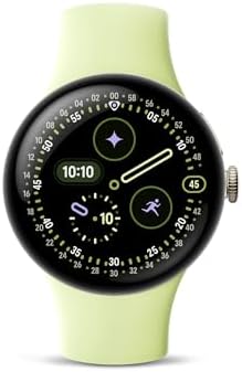Google Pixel Watch 4  45mm    Android   2 Years of Data  Heart Rate Sleep & Fitness Tracking   40hr Battery   Matte Black Aluminum Case   Obsidian Active Band   LTE  2025   Google Pixel Watch app