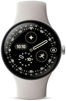 Google Pixel Watch 4  45mm    Android   2 Years of Data  Heart Rate Sleep & Fitness Tracking   40hr Battery   Matte Black Aluminum Case   Obsidian Active Band   LTE  2025   Google Pixel Watch app