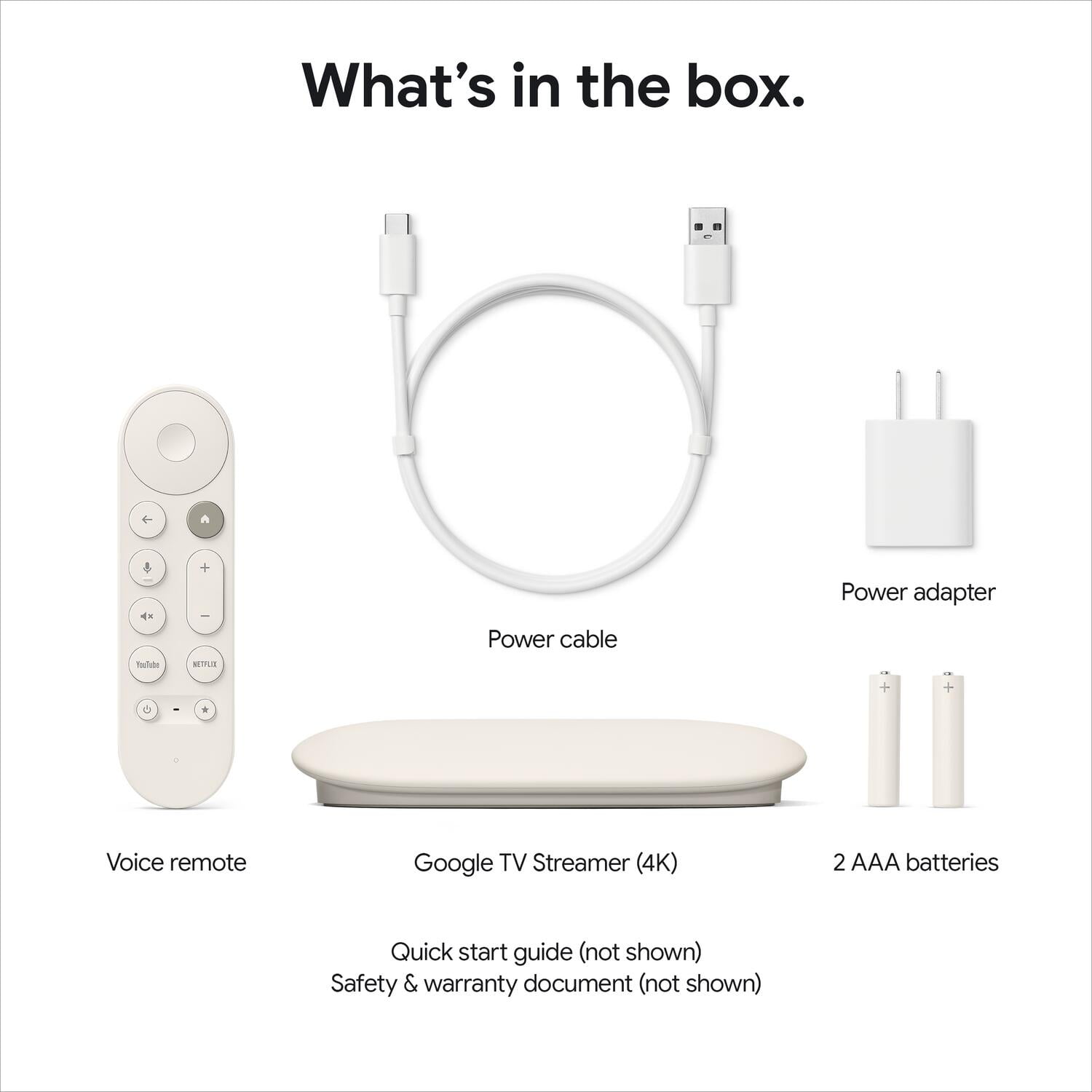 Google TV Streamer 4K   Fast Streaming Entertainment on Your TV with Voice Search Remote   Watch Movies  Shows  Live TV  and Netflix in 4K HDR   Smart Home Control   32 GB of Storage   Haze