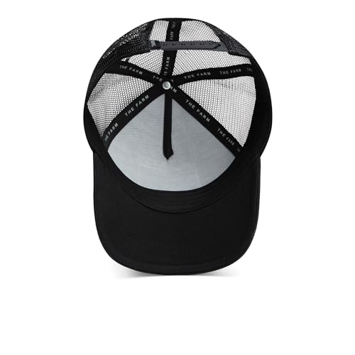 Goorin Bros  The Farm Unisex Original Adjustable Snapback Trucker Hat  Black  The Flex Pitbull   One Size