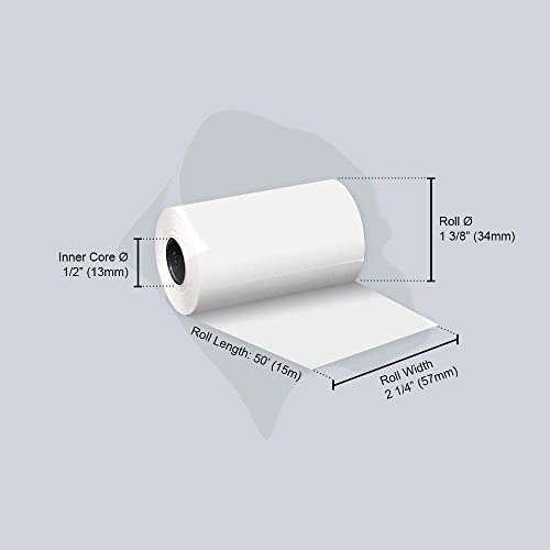 Gorilla Supply Thermal Paper Receipt Roll 2 1/4 x 50 BPA Free 50 Rolls