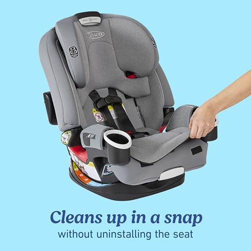 Graco 4Ever DLX 4 in 1 Car Seat  Charlie  Infant to Toddler Car Seat  with 10 Years of Use   Rear Facing  Forward Facing and Booster Modes   Safe  Comfortable and Convenient