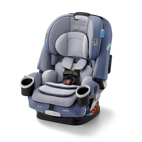 Graco 4Ever DLX 4 in 1 Car Seat  Charlie  Infant to Toddler Car Seat  with 10 Years of Use   Rear Facing  Forward Facing and Booster Modes   Safe  Comfortable and Convenient