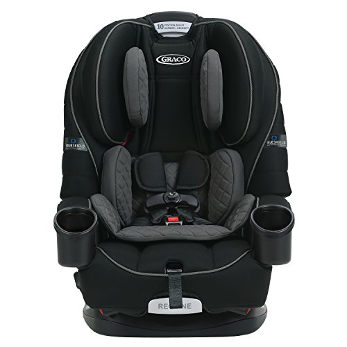 Graco 4Ever DLX 4 in 1 Car Seat  Charlie  Infant to Toddler Car Seat  with 10 Years of Use   Rear Facing  Forward Facing and Booster Modes   Safe  Comfortable and Convenient