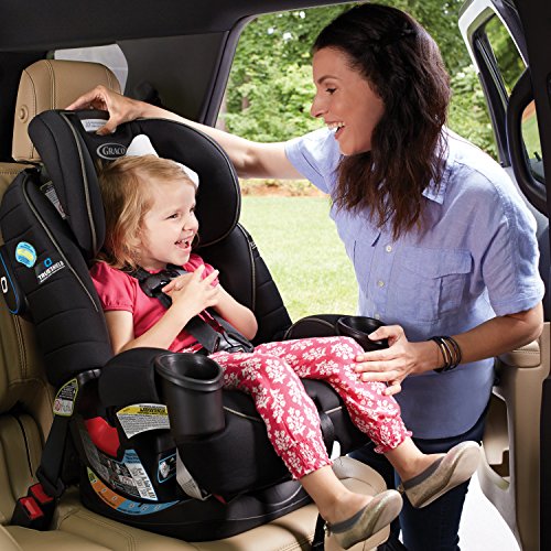 Graco 4Ever DLX 4 in 1 Car Seat  Charlie  Infant to Toddler Car Seat  with 10 Years of Use   Rear Facing  Forward Facing and Booster Modes   Safe  Comfortable and Convenient