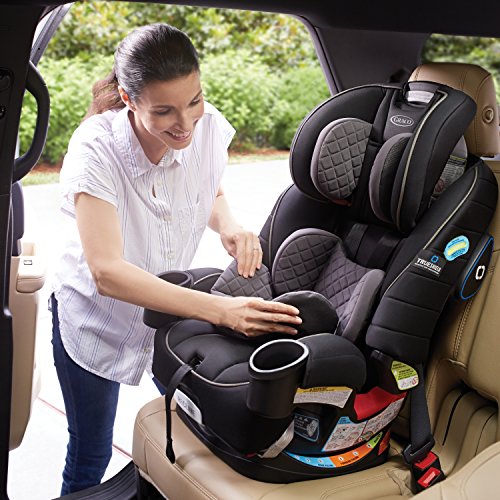 Graco 4Ever DLX 4 in 1 Car Seat  Charlie  Infant to Toddler Car Seat  with 10 Years of Use   Rear Facing  Forward Facing and Booster Modes   Safe  Comfortable and Convenient