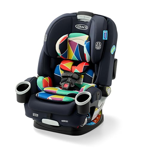 Graco 4Ever DLX 4 in 1 Baby Car Seat  Infant to Toddler Car Seat  10 Years of Use  Rear Facing  Forward Facing  Highback Booster  and Backless Booster Seat Modes  Comfortable and Convenient  Charlie
