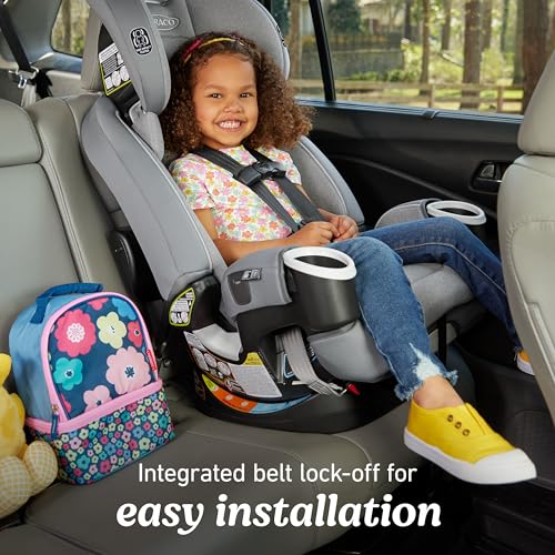 Graco 4Ever DLX 4 in 1 Baby Car Seat  Infant to Toddler Car Seat  10 Years of Use  Rear Facing  Forward Facing  Highback Booster  and Backless Booster Seat Modes  Comfortable and Convenient  Charlie