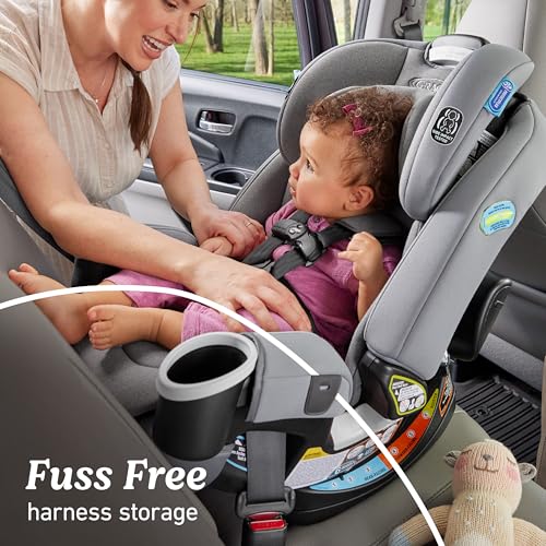 Graco 4Ever DLX 4 in 1 Baby Car Seat  Infant to Toddler Car Seat  10 Years of Use  Rear Facing  Forward Facing  Highback Booster  and Backless Booster Seat Modes  Comfortable and Convenient  Charlie