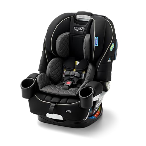 Graco 4Ever DLX 4 in 1 Baby Car Seat  Infant to Toddler Car Seat  10 Years of Use  Rear Facing  Forward Facing  Highback Booster  and Backless Booster Seat Modes  Comfortable and Convenient  Charlie