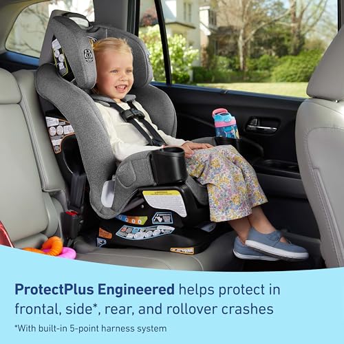 Graco Extend2Fit Convertible Baby Car Seat  Rear and Forward Facing  Adjustable Extension Panel for Extra Legroom  Cullen