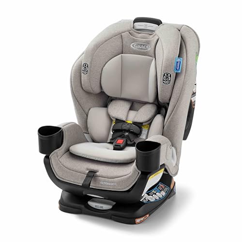 Graco Extend2Fit Convertible Baby Car Seat  Rear and Forward Facing  Adjustable Extension Panel for Extra Legroom  Gotham