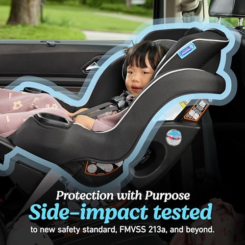 Graco Extend2Fit Convertible Car Seat  Rear and Forward Facing Car Seat with Adjustable Extension Panel for Extra Legroom  Great Gift for Baby Shower or Baby Registry  Redmond