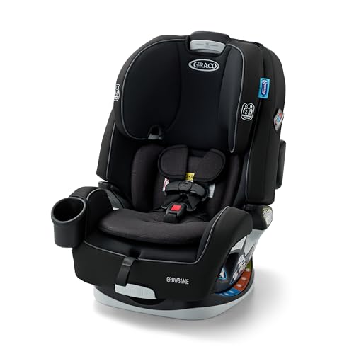 Graco Grows4Me 4 in 1 Convertible Car Seat  10 Years of Use   Infant Car Seat to Toddler  4 Stages of Use   Rear Facing  Forward Facing  High Back Booster  Backless Booster Seat  West Point Design