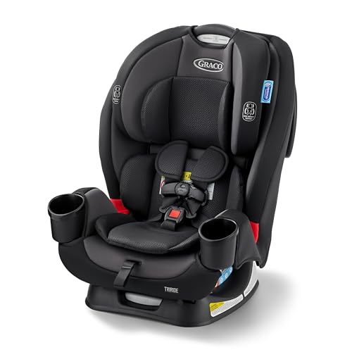 Graco TriRide 3 in 1 Reclining Car Seat  Kipling   Rear & Forward Facing Car Seat  Highback Booster  Adjustable Headrest