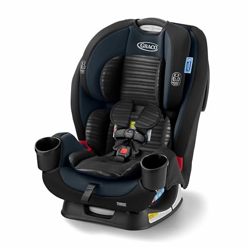 Graco TriRide 3 in 1 Reclining Car Seat  Kipling   Rear & Forward Facing Car Seat  Highback Booster  Adjustable Headrest