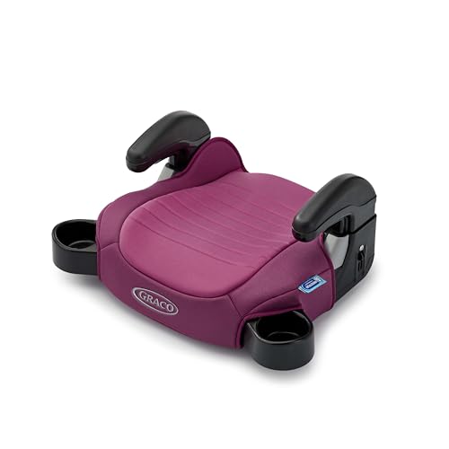 Graco TurboBooster 2 0 Backless Booster Car Seat  Trisha  Easy to Clean with Halfway Cup Holders