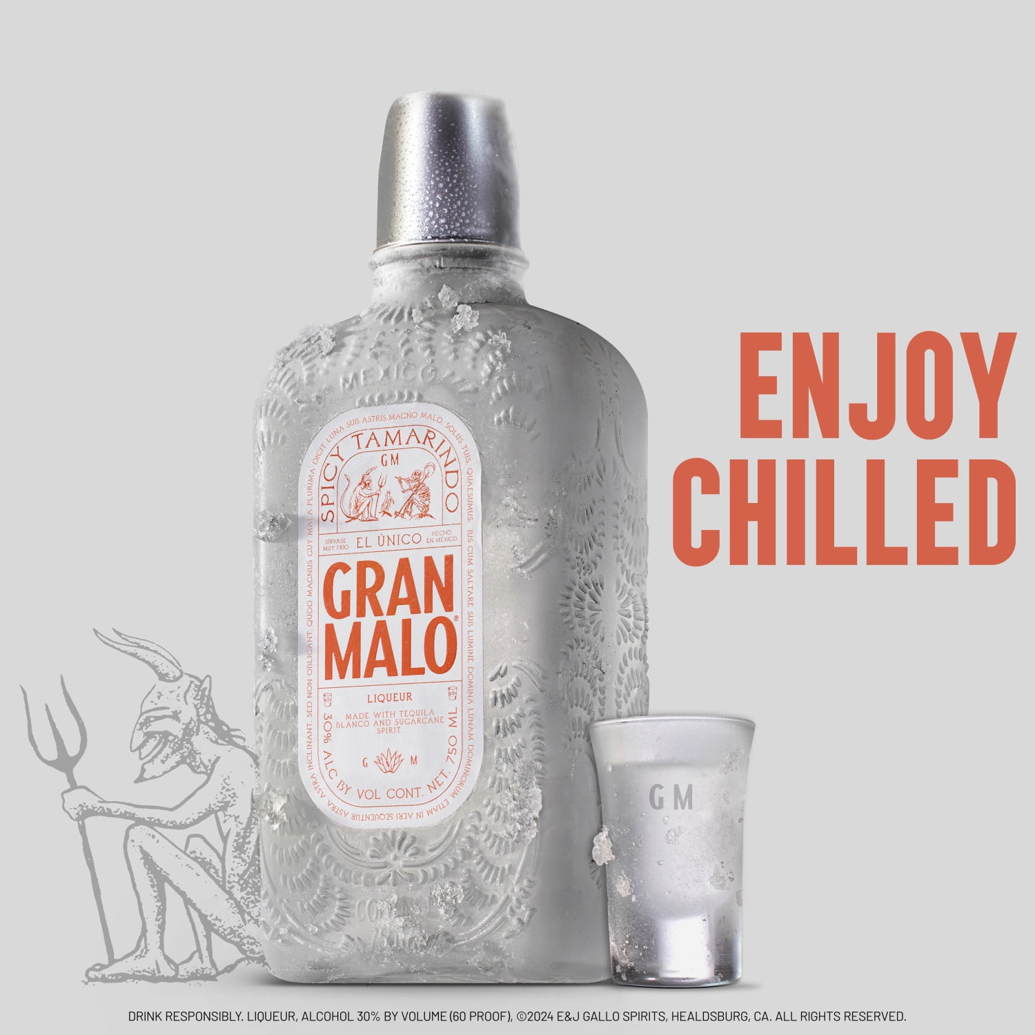 Gran Malo Spicy Tamarindo  750 ml Glass Bottle  30  ABV