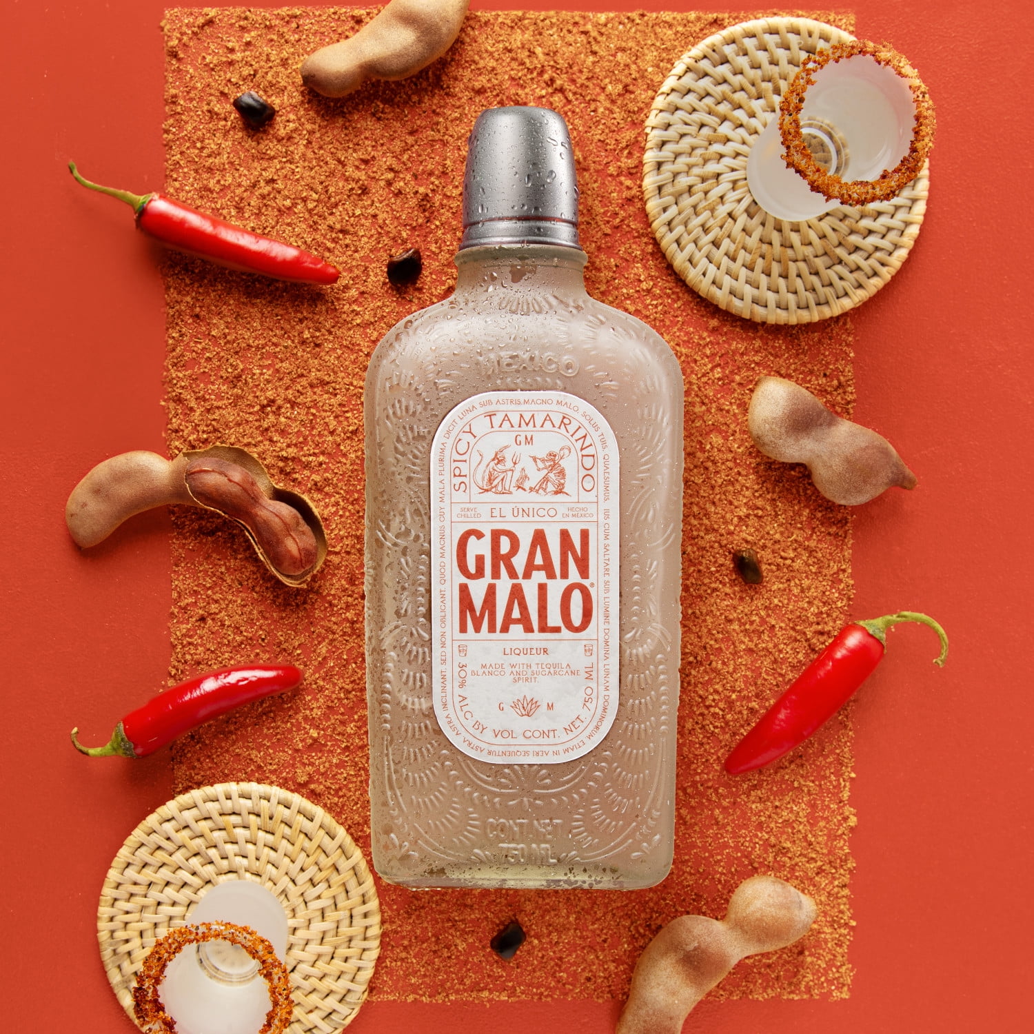 Gran Malo Spicy Tamarindo  750 ml Glass Bottle  30  ABV