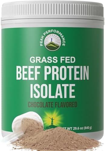 Grass Fed Beef Protein Powder   Lactose Free Great Tasting Beef Protein Isolate  Complete Animal Based Non Dairy Paleo Carnivore Supplement for Prime Muscle Building  No Whey  Unflavored