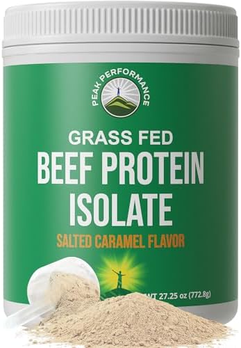 Grass Fed Beef Protein Powder   Lactose Free Great Tasting Beef Protein Isolate  Complete Animal Based Non Dairy Paleo Carnivore Supplement for Prime Muscle Building  No Whey  Unflavored
