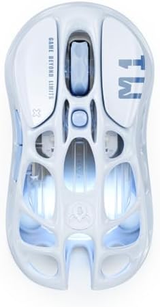 GravaStar Mercury M1 Pro Gaming Mouse  Lightweight Magnesium Alloy  26 000 DPI  PAW3395DM Sensor  5 Programmable Buttons  Support Wired/2 4GHz/BT  Up to 200 Hours Battery Life  Gradient Black 