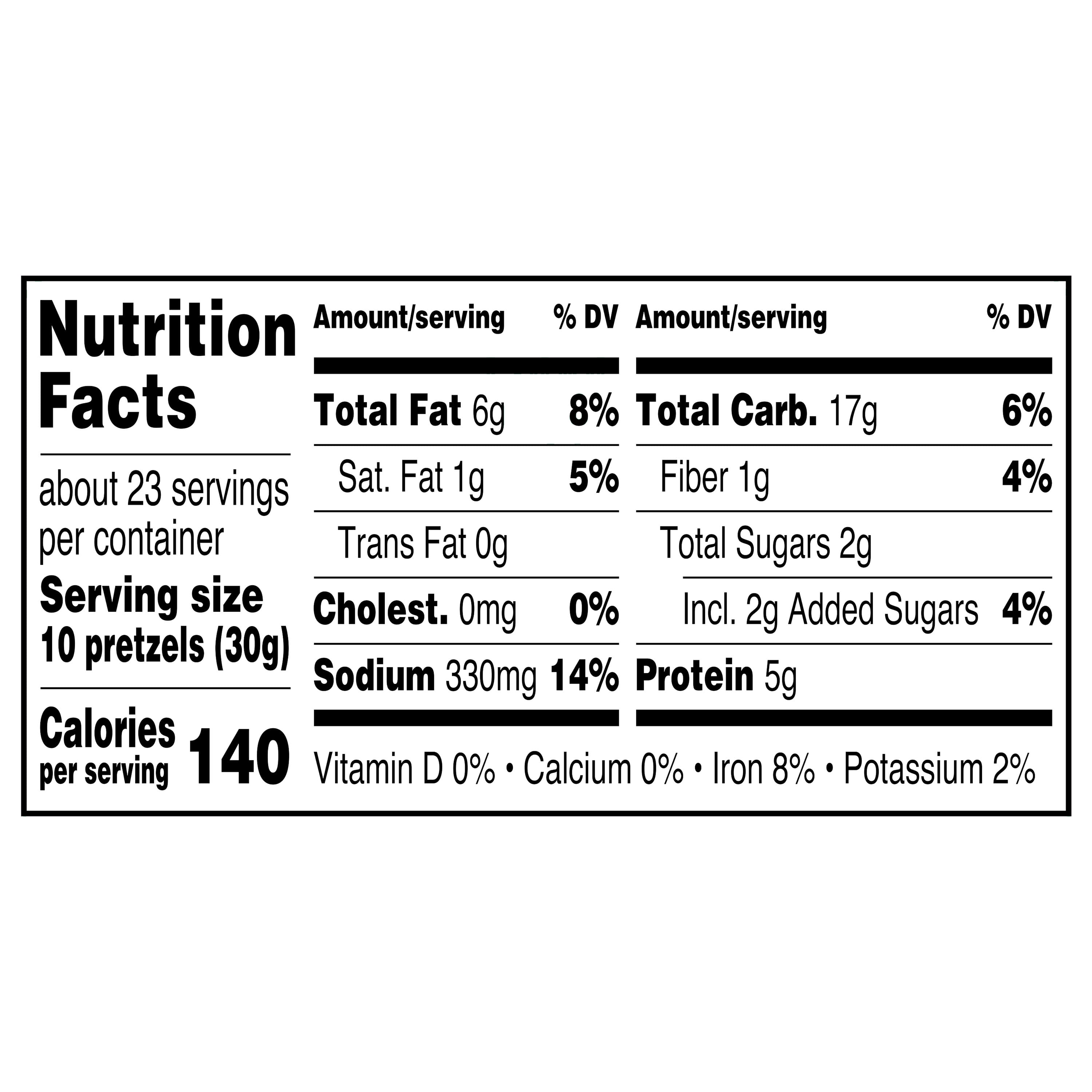 Great Value Peanut Butter Filled Pretzel  24 oz  Resealable Container 
