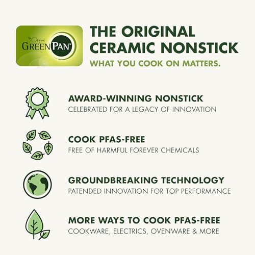 GreenPan Elite 14 in 1 Programmable 6QT Electric Slow Cooker  Dishwasher Safe Lid & Removable Crock  PFAS Free Healthy Ceramic Nonstick Multi Cooker  Sear  Sauté  Brown  Steam Basket  Roast  Clay