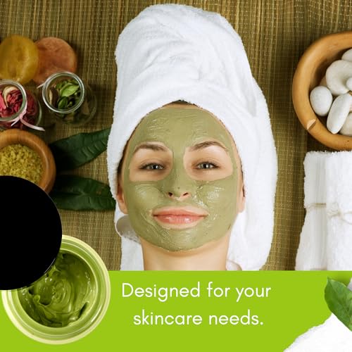 Green Tea Matcha Mud Mask with Aloe Vera  Deep Cleansing  Hydrating  and Relaxing Volcanic Clay Facial Mask