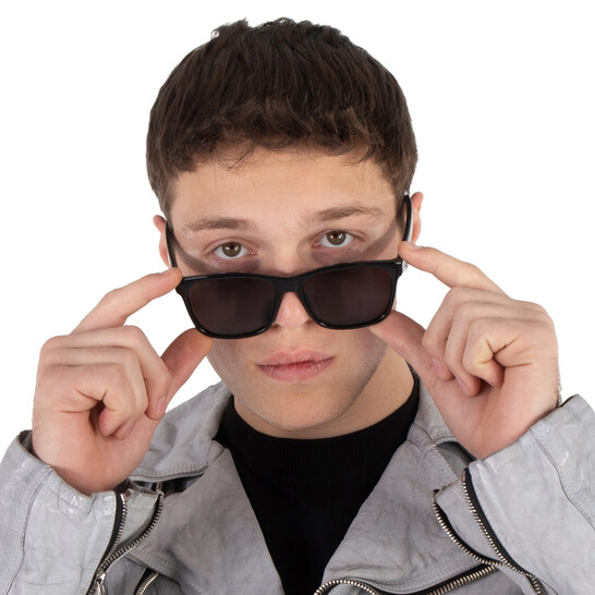 Grey Rectangular Men s Sunglasses