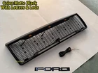 Grill For 1992 1996 Ford F150 Bronco Front Hood Grille W/LEDs & Letters Black
