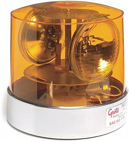 Grote 76223 Two Sealed Beam Roto Beacons  Amber