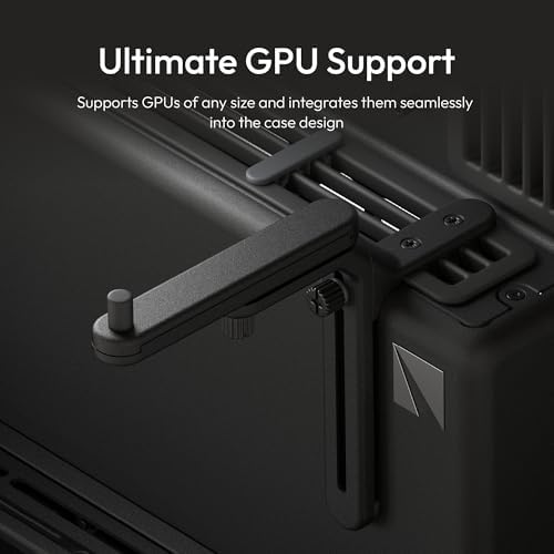 HAVN HS 420 - Gabinete de PC de Torre Mediana de Cámara Dual ATX Negro | Diseño Híbrido, 11 Ranuras para Ventiladores de 140mm y Soporte para 3 Radiadores de 420mm, Gestión de Cables SimpliCable