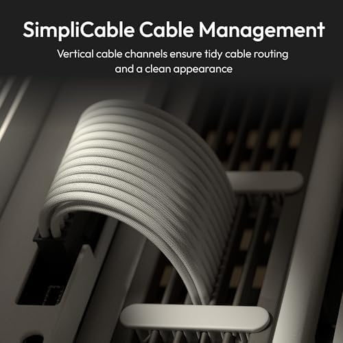 HAVN HS 420 VGPU Dual Chamber Mid Tower ATX PC Case White   PCIe 5 0 Vertical GPU Kit  11x 140mm Fan Slots & 2X 420mm Radiator Support  SimpliCable Cable Management  Tempered Glass  PWM Fan Hub