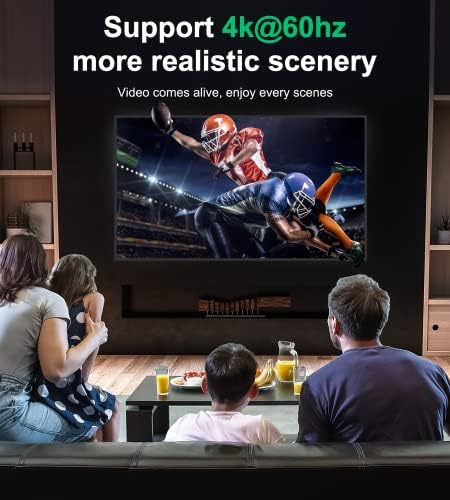 HDMI Switch 4k 60hz Splitter  GANA Aluminum Bidirectional HDMI Switcher 2 in 1 Out  Manual HDMI Hub Supports HD Compatible with Xbox PS5/4/3 Blu Ray Player Fire Stick Roku