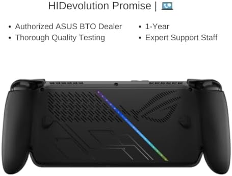 HIDevolution [2025] ASUS ROG X B O X Ally X RC73XA 7" FHD 120Hz, 2.0 GHz Ryzen AI Z2 Extreme, AMD Radeon, 24 GB LPDDR5 RAM, 1 TB PCIe SSD, Windows 11 Pro