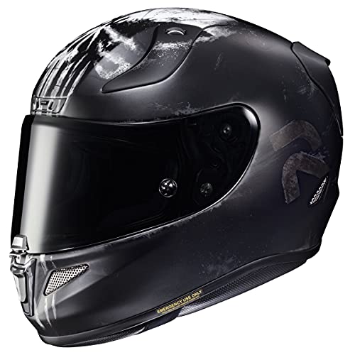 HJC RPHA 11 Pro Punisher - Casco (talla L) (negro/blanco)