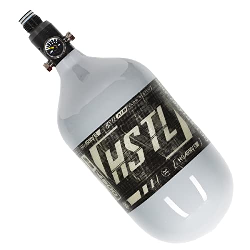 HK Army 68ci 4500psi HPA Paintball Tank   HSTL Carbon Fiber   Grey