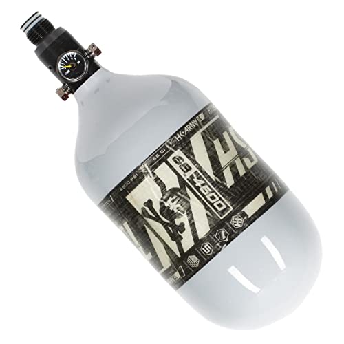 HK Army 68ci 4500psi HPA Paintball Tank   HSTL Carbon Fiber   Grey